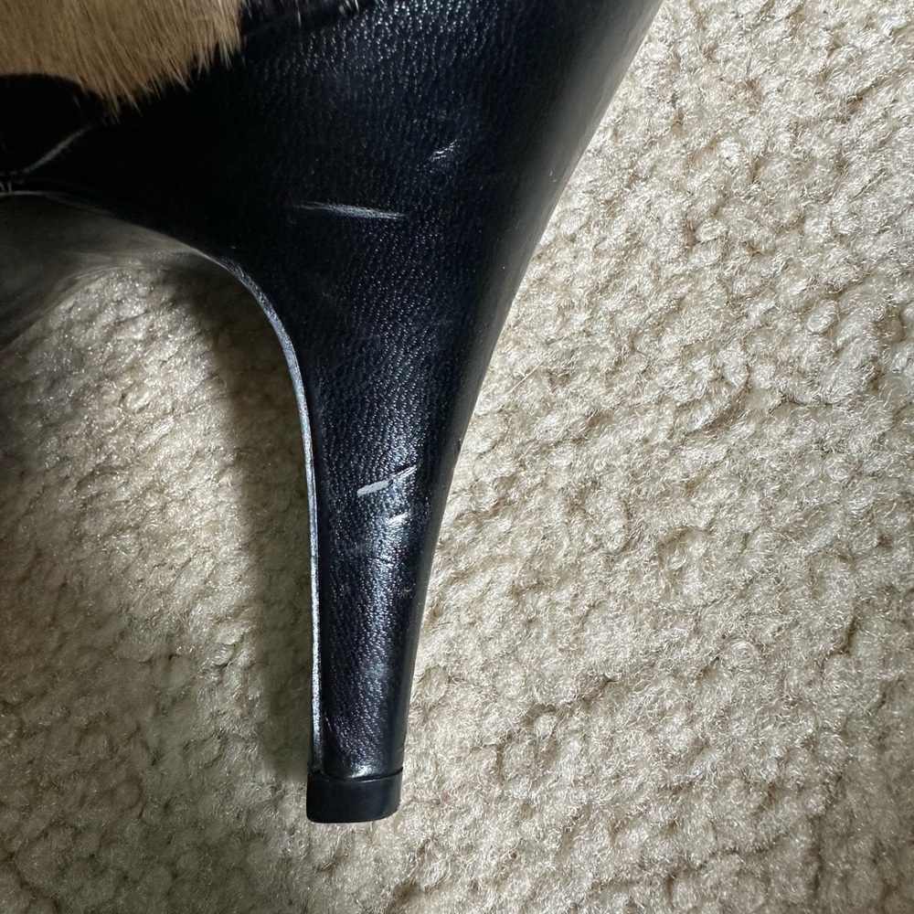 Calvin Klein Leopard Print Booties. Size 8 - image 7